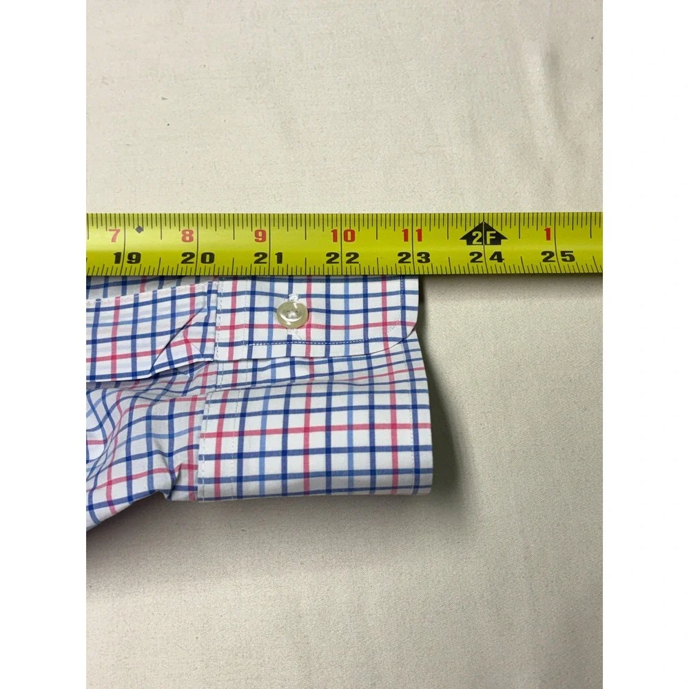 Ralph Lauren Mens Long Sleeve Classic‎ Fit Button Down Plaid Shirt Size L